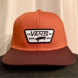 Vans Orange and Brown Hat